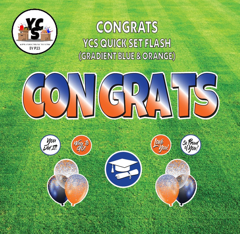 YCS FLASH® Quick Set - Congrats - Solid