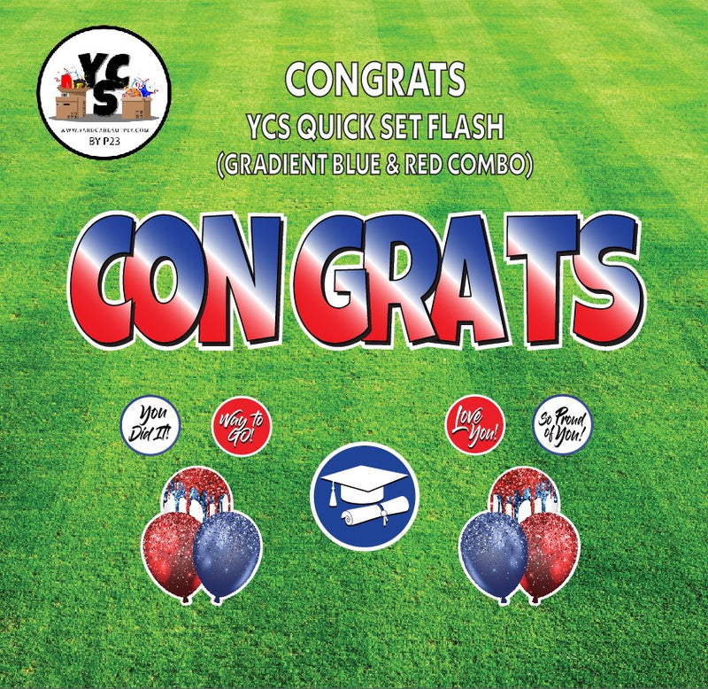 YCS FLASH® Quick Set - Congrats - Solid