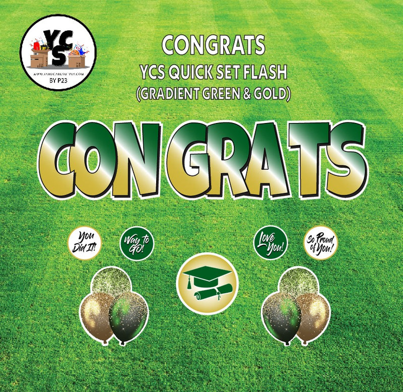 YCS FLASH® Quick Set - Congrats - Solid