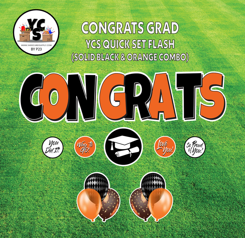 YCS FLASH® Quick Set - Congrats - Solid