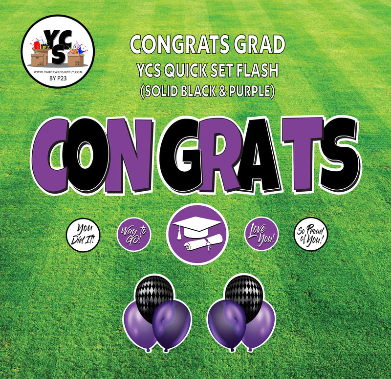 YCS FLASH® Quick Set - Congrats - Solid
