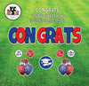 YCS FLASH® Quick Set - Congrats - Solid
