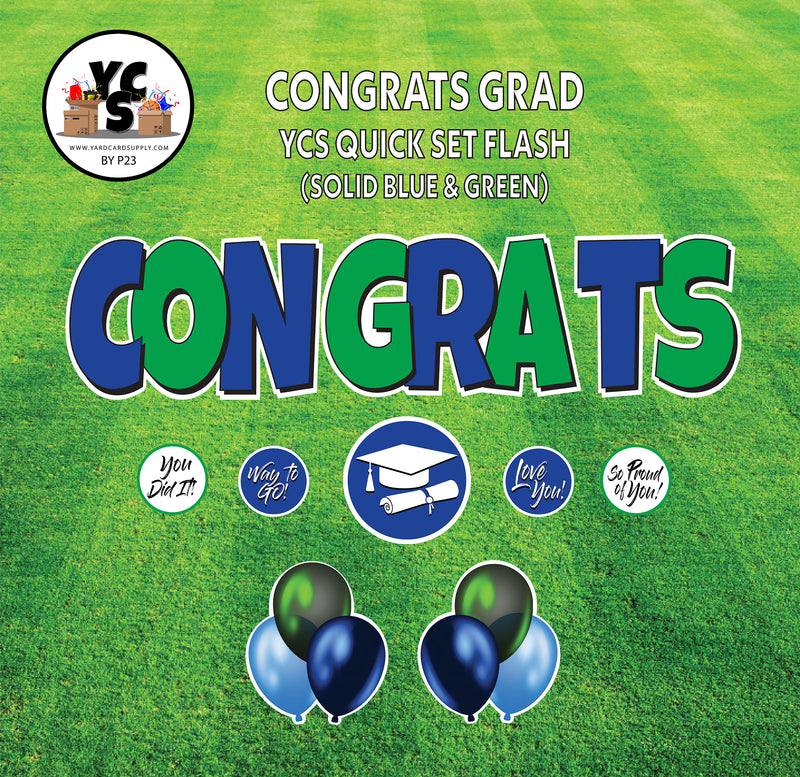 YCS FLASH® Quick Set - Congrats - Solid