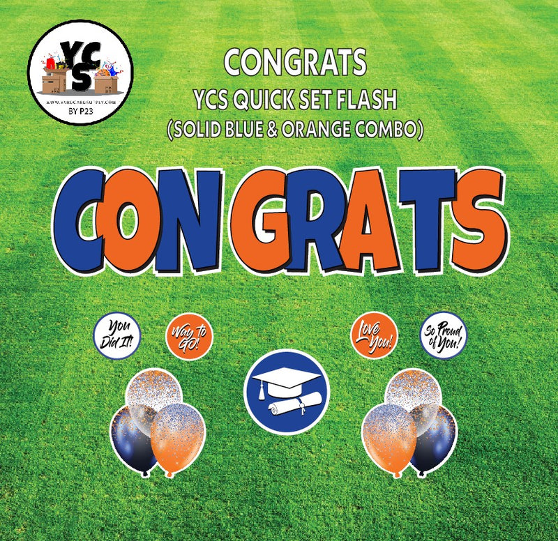 YCS FLASH® Quick Set - Congrats - Solid