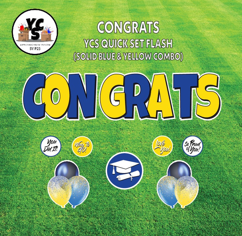 YCS FLASH® Quick Set - Congrats - Solid