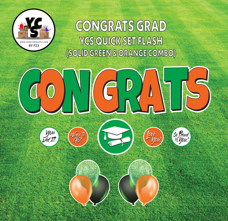 YCS FLASH® Quick Set - Congrats - Solid