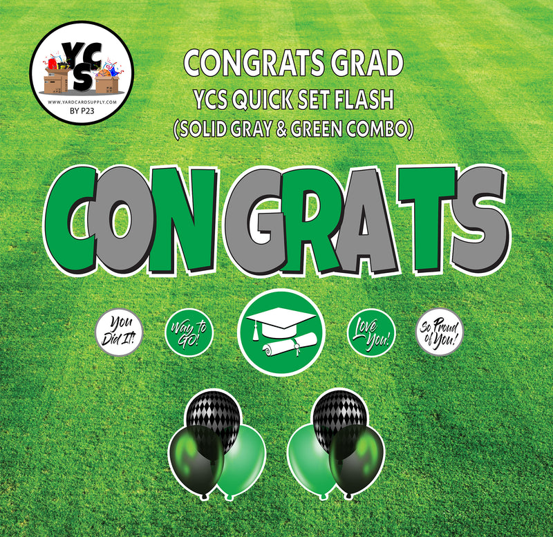 YCS FLASH® Quick Set - Congrats - Solid