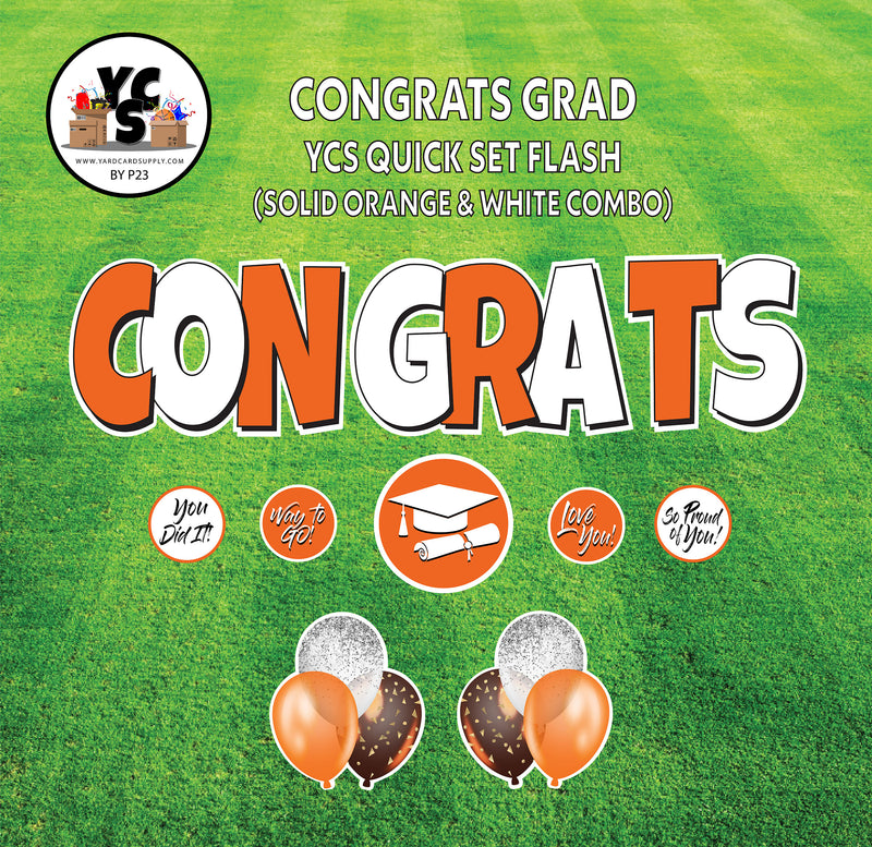 YCS FLASH® Quick Set - Congrats - Solid