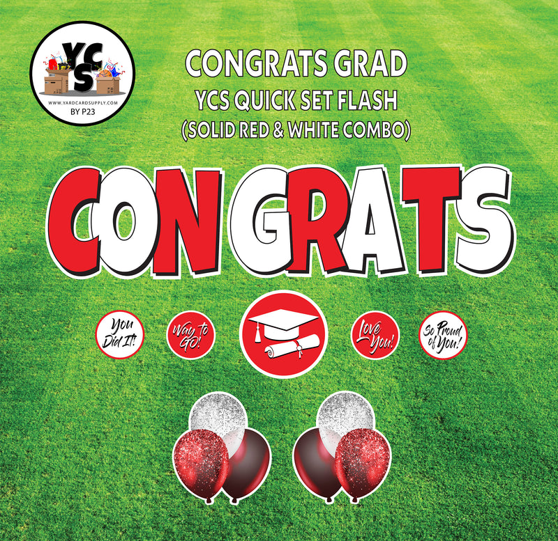 YCS FLASH® Quick Set - Congrats - Solid