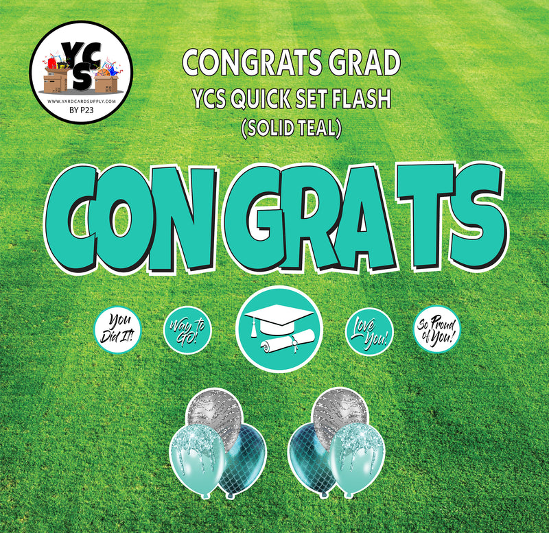 YCS FLASH® Quick Set - Congrats - Solid