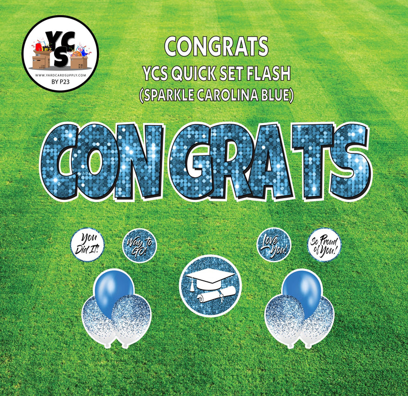 YCS FLASH® Quick Set - Congrats - Sparkle