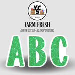 FARM FRESH 23 Inch GLITTER ALPHABET SET