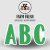 FARM FRESH 23 Inch SOLID ALPHABET SET