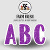 FARM FRESH 23 Inch GLITTER ALPHABET SET