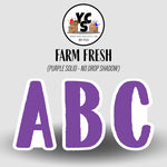 FARM FRESH 23 Inch SOLID ALPHABET SET