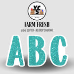 FARM FRESH 23 Inch GLITTER ALPHABET SET