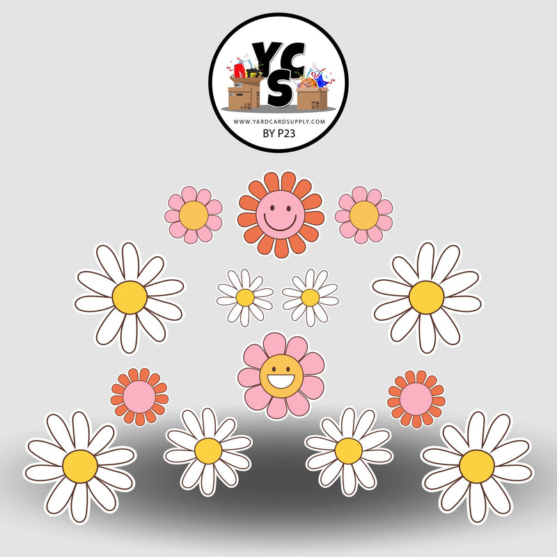 GROOVY Flower Power Accent Set