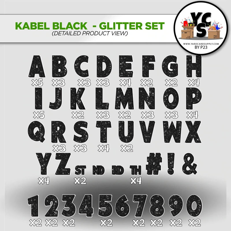 Start NOW Rental Business Basic Starter Set - KABEL Font - 165 Pieces