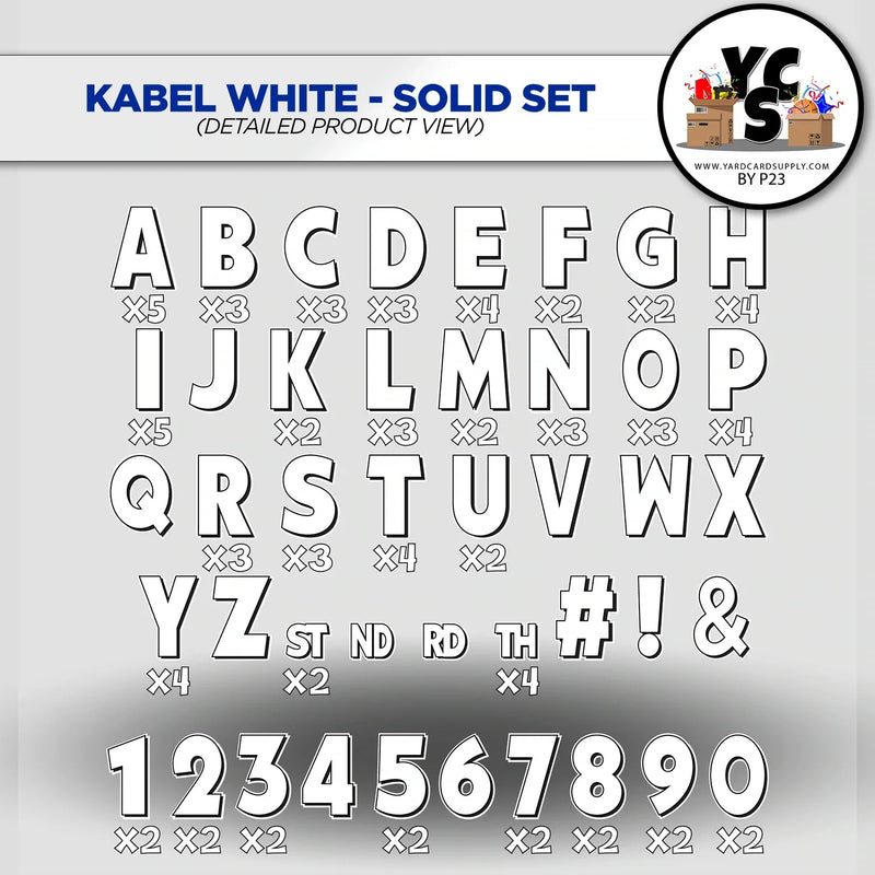 Start NOW Rental Business Starter Set - Kabel Font 273 Pieces