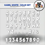 Start NOW Rental Business Basic Starter Set - KABEL Font - 165 Pieces