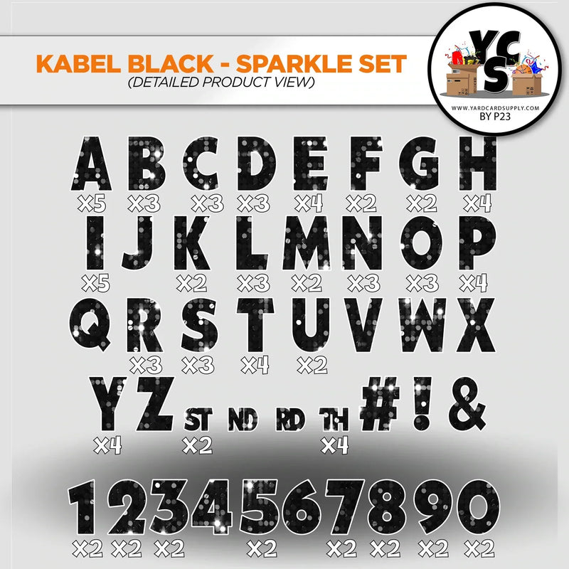 Start NOW Rental Business Basic Starter Set - KABEL Font - 165 Pieces