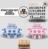 Start NOW Rental Business Basic Starter Set - KABEL Font - 165 Pieces