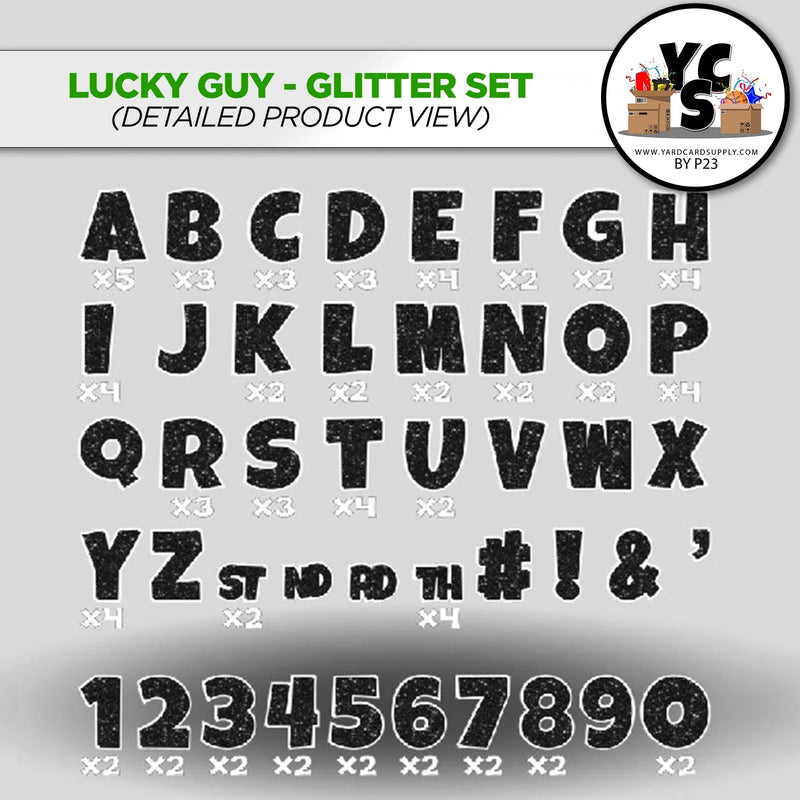 Start NOW Rental Business Starter Set - Lucky Guy Font 273 Pieces