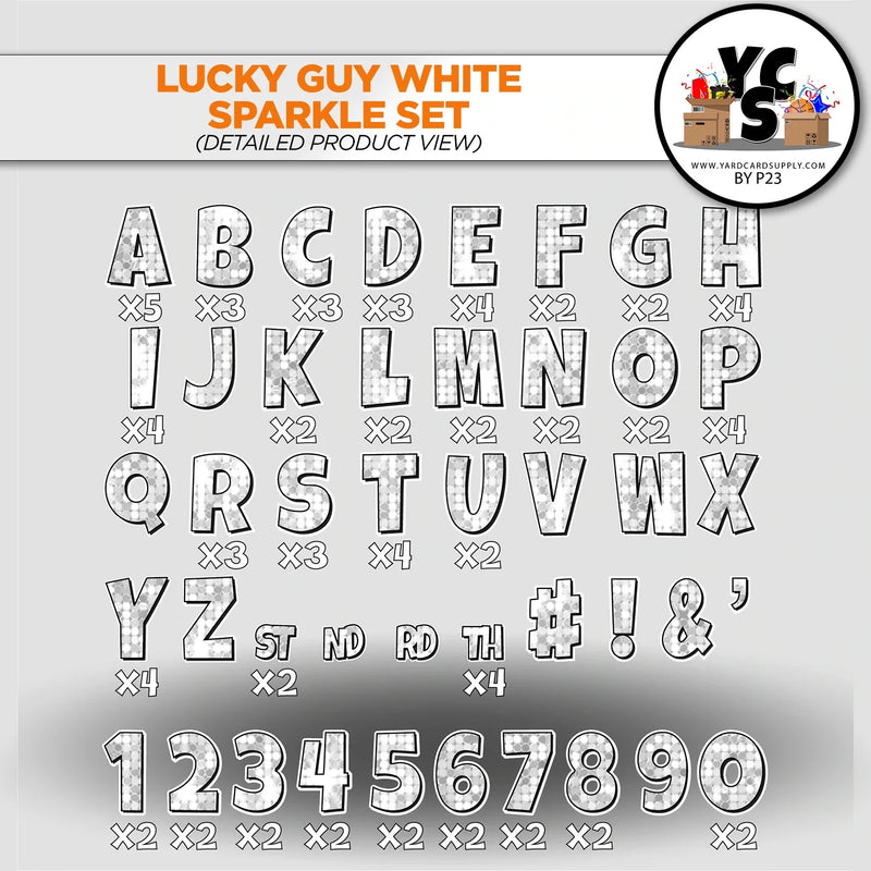 Start NOW Rental Business Starter Set - Lucky Guy Font 273 Pieces