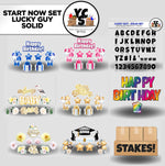 Start NOW Rental Business Starter Set - Lucky Guy Font 273 Pieces