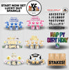Start NOW Rental Business Starter Set - Lucky Guy Font 273 Pieces