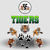 YCS FLASH® MASCOT Quick Set TIGERS