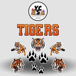YCS FLASH® MASCOT Quick Set TIGERS