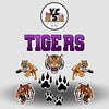 YCS FLASH® MASCOT Quick Set TIGERS
