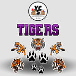 YCS FLASH® MASCOT Quick Set TIGERS