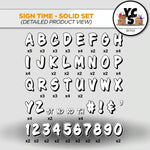 Start NOW Rental Business Basic Starter Set - Sign Time - 165 Pieces