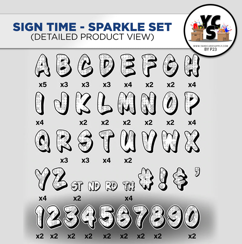 Start NOW Rental Business Starter Set - Sign Time Font 273 Pieces