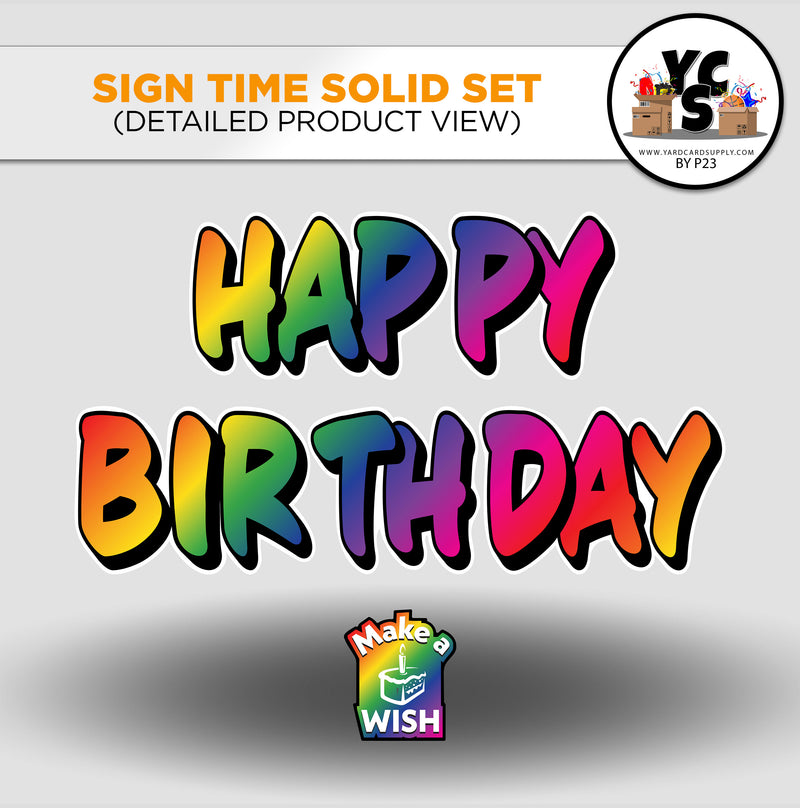 Start NOW Rental Business Starter Set - Sign Time Font 273 Pieces