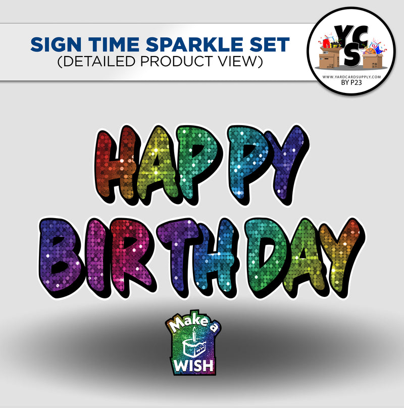 Start NOW Rental Business Starter Set - Sign Time Font 273 Pieces