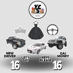 Super Sweet 16th Birthday Accent Set