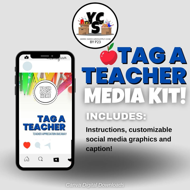 Tag A Teacher Giveaway - Digital Download