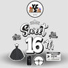 Sweet 16 Birthday YCS FLASH® & FLAIR Set