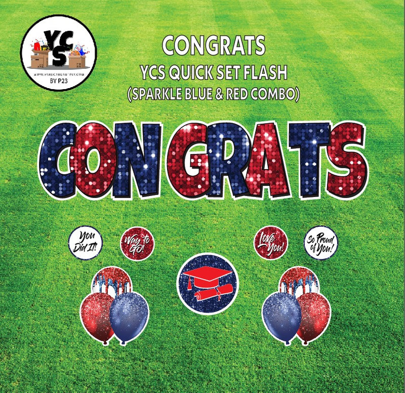 YCS FLASH® Quick Set - Congrats - Sparkle