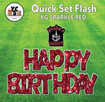 YCS FLASH® Quick Set KG Sparkle Happy Birthday