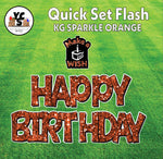 YCS FLASH® Quick Set KG Sparkle Happy Birthday