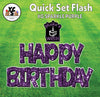 YCS FLASH® Quick Set KG Sparkle Happy Birthday