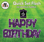 YCS FLASH® Quick Set KG Sparkle Happy Birthday