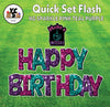 YCS FLASH® Quick Set KG Sparkle Happy Birthday