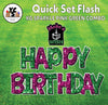 YCS FLASH® Quick Set KG Sparkle Happy Birthday
