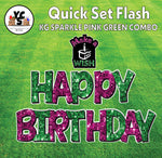 YCS FLASH® Quick Set KG Sparkle Happy Birthday