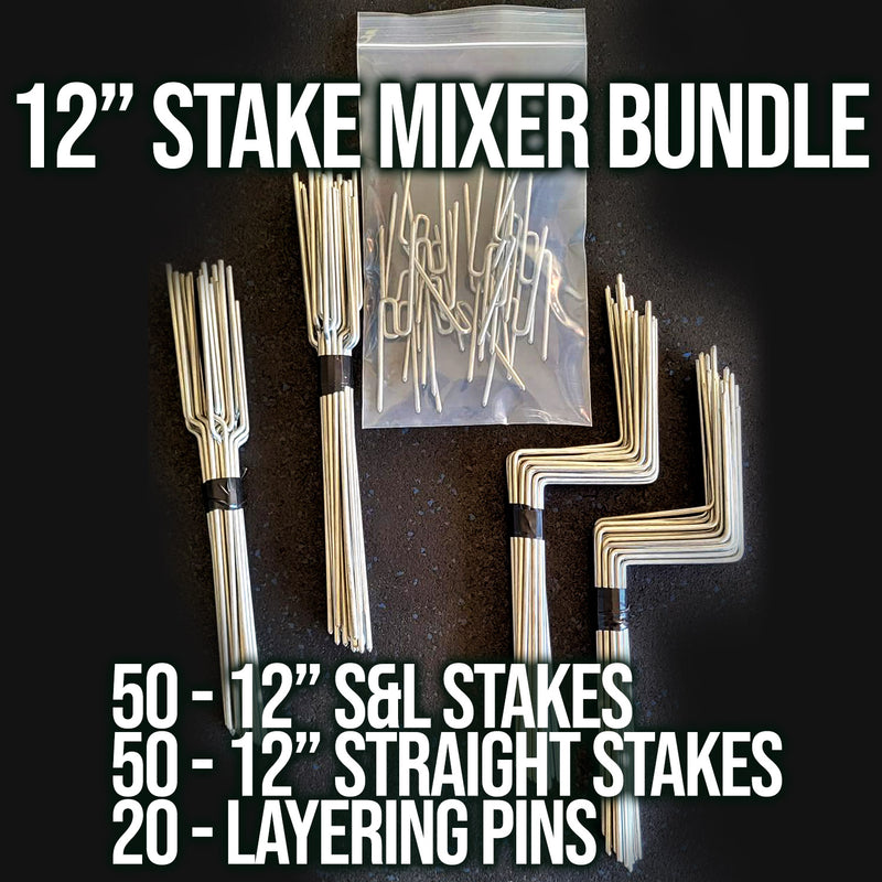 12" Stake Mixer Bundle